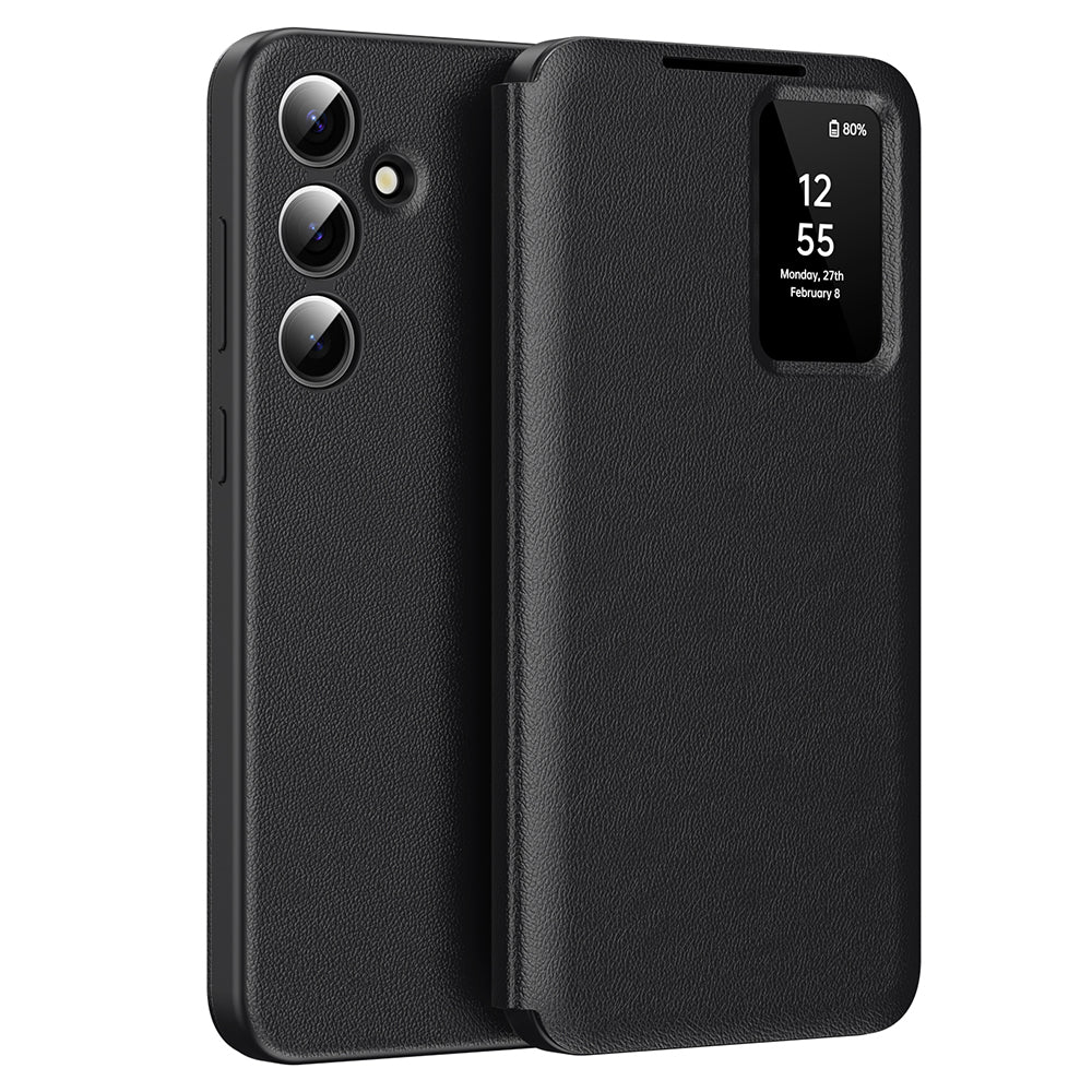 Husă flip Techsuit SmartView Galaxy S24 FE – Negru – imagine 11