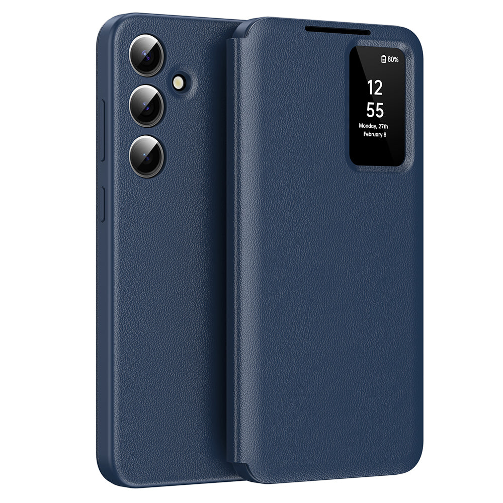 Husă flip Techsuit SmartView Galaxy A55 5G – Albastru – imagine 1