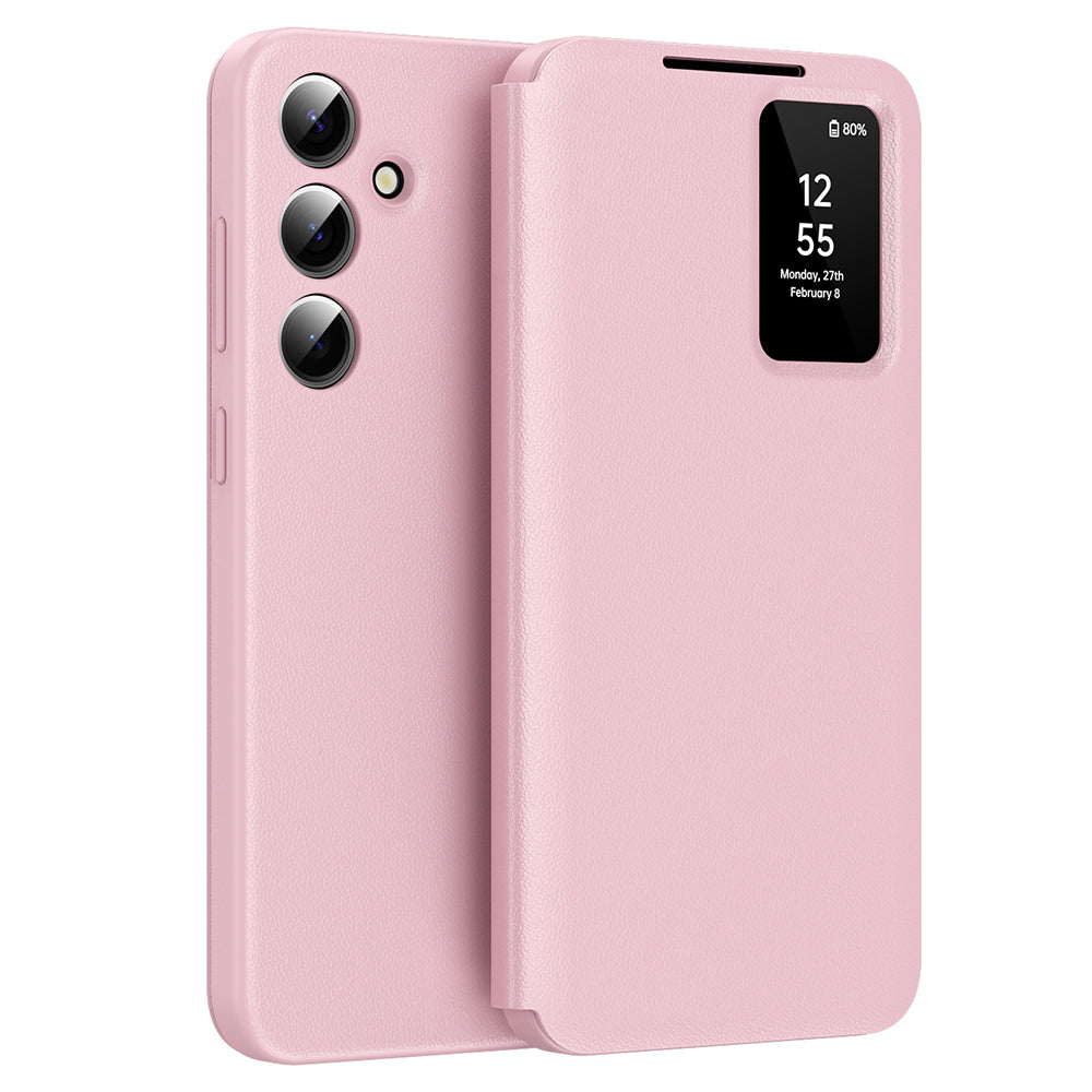 Husă flip Techsuit SmartView Galaxy A55 5G – Roz – imagine 11