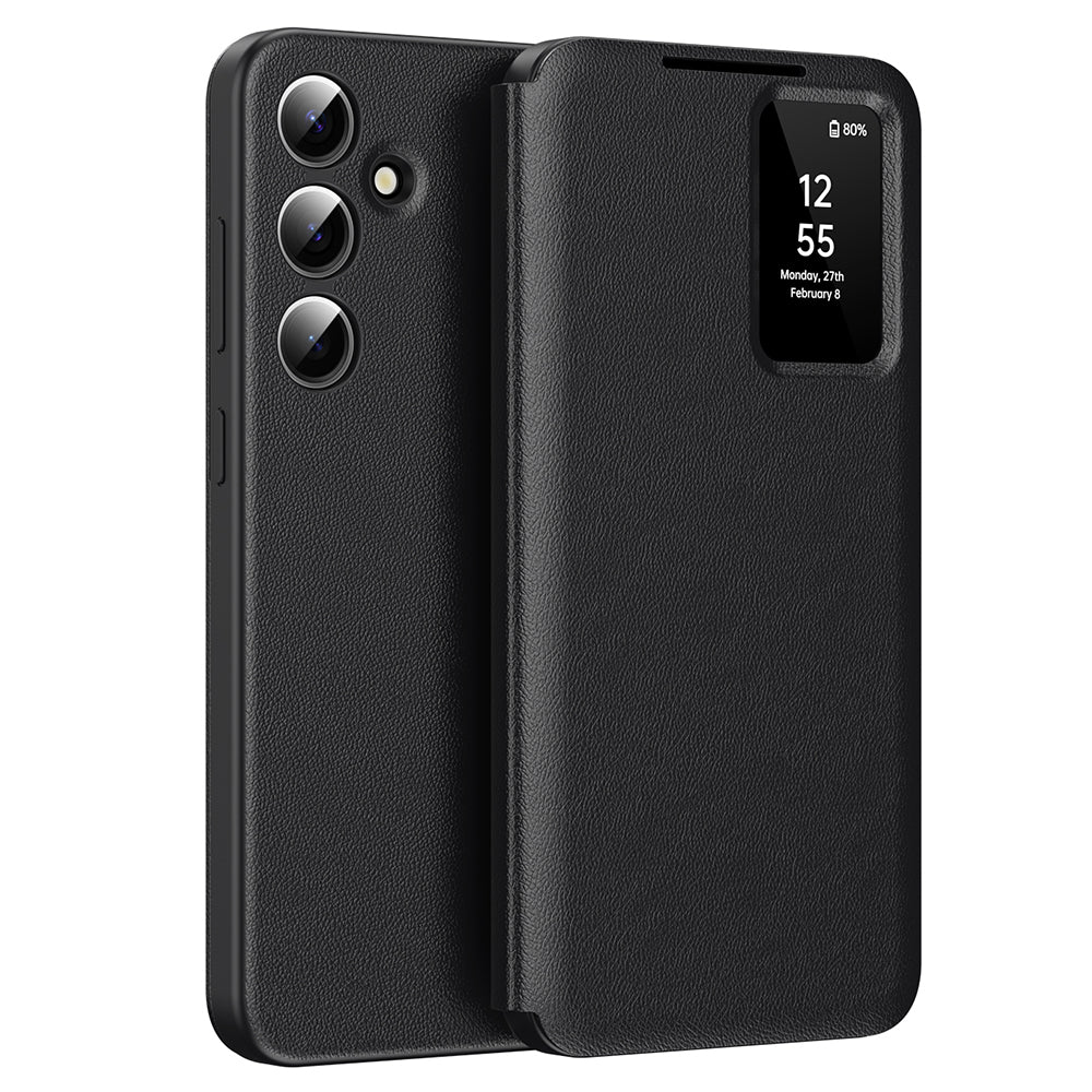Husă flip Techsuit SmartView Galaxy A55 5G – Negru – imagine 3