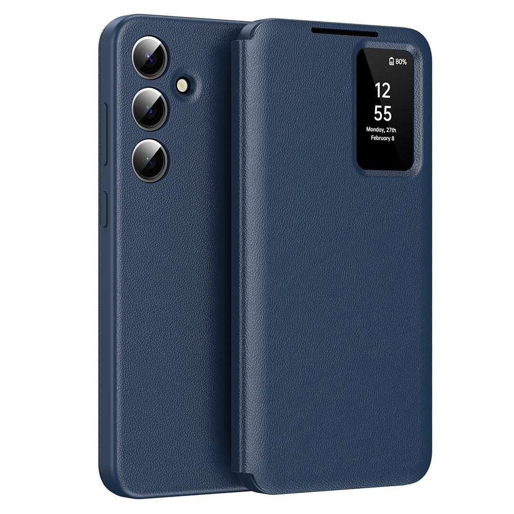 Husă flip Techsuit SmartView Galaxy S24 – Albastru – imagine 9