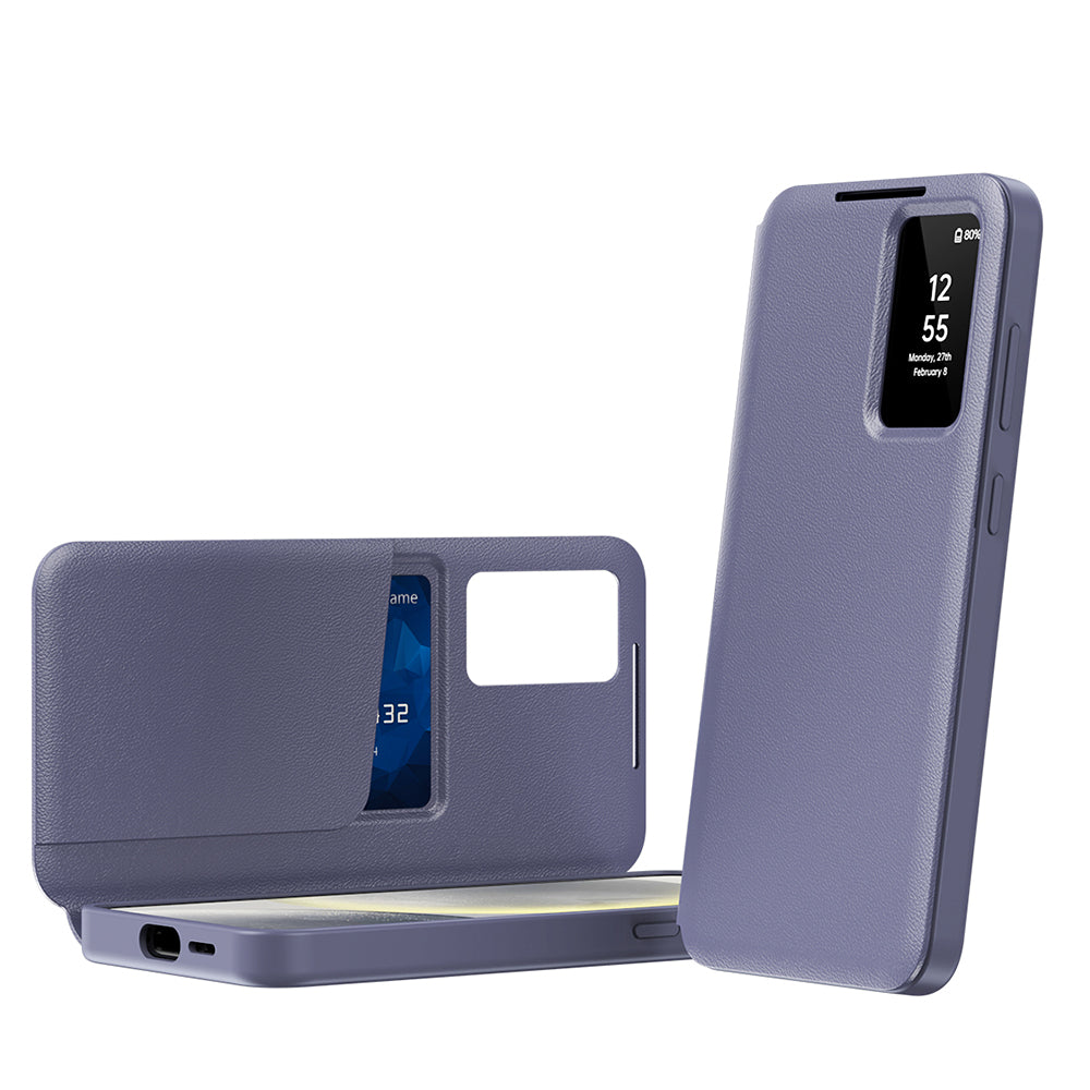 Husă flip Techsuit SmartView Galaxy S24+ – Mov – imagine 2
