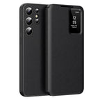 Husă flip Techsuit SmartView Galaxy S24 Ultra – Negru – imagine 5