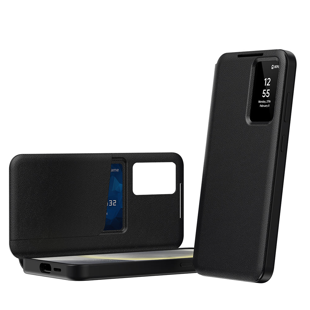 Husă flip Techsuit SmartView Galaxy S23 FE – Negru – imagine 2