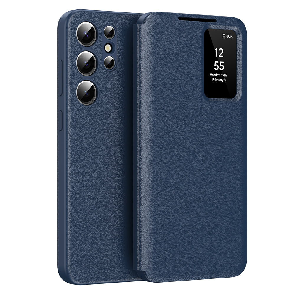 Husă flip Techsuit SmartView Galaxy S23 Ultra – Albastru – imagine 7