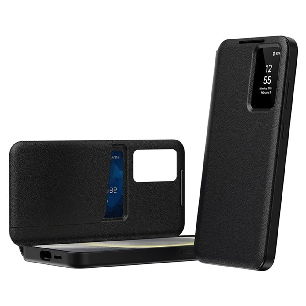 Husă flip Techsuit SmartView Galaxy S23 Ultra – Negru – imagine 6