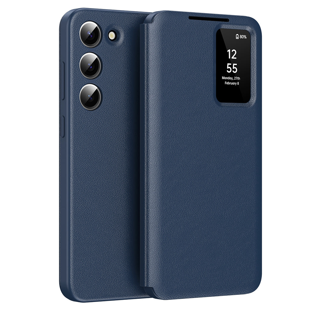 Husă flip Techsuit SmartView Galaxy S23+ – Albastru – imagine 7