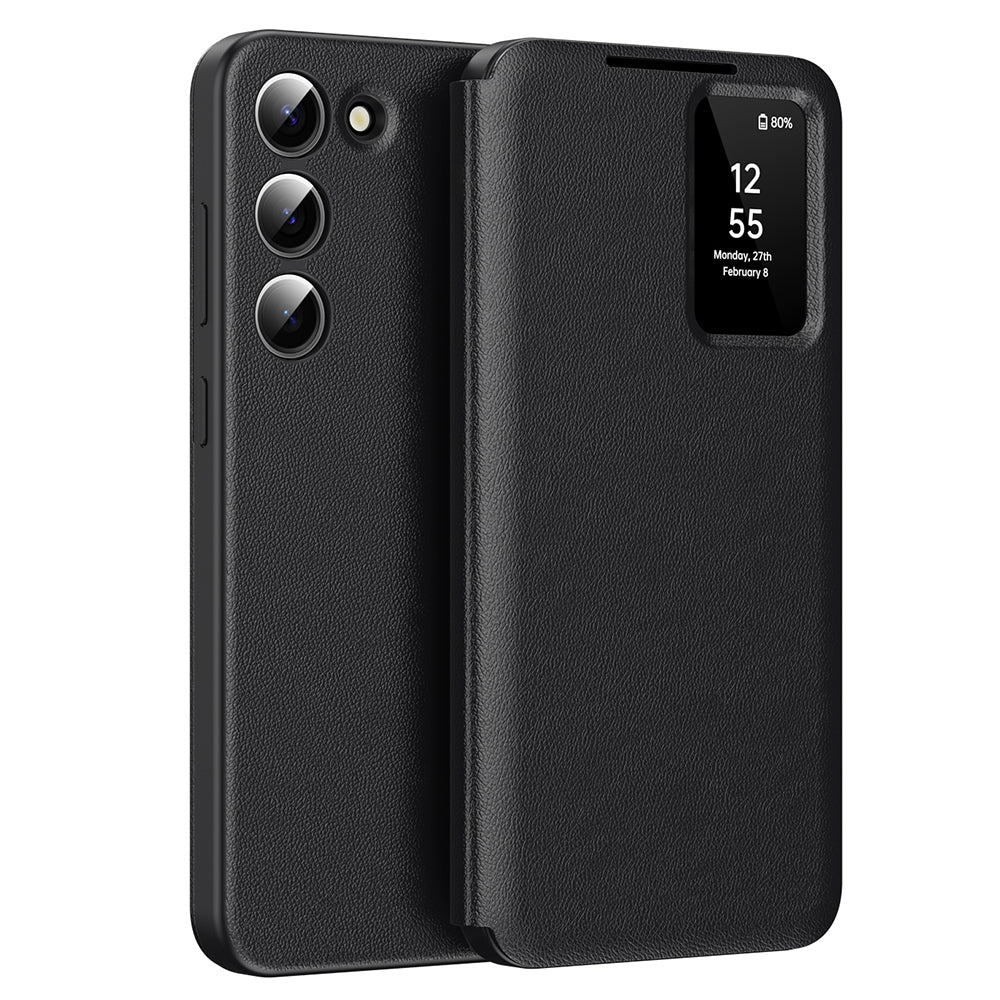 Husă flip Techsuit SmartView Galaxy S23 – Negru – imagine 9