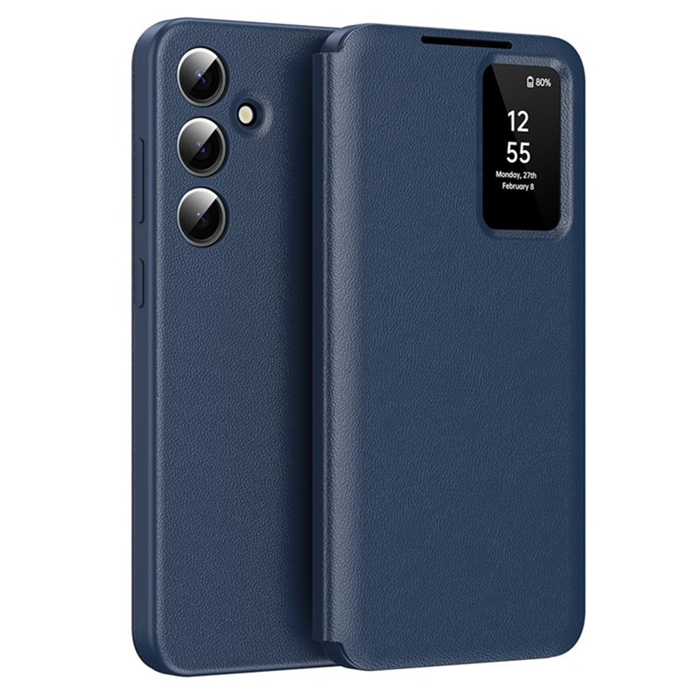Husă flip Techsuit SmartView Galaxy S23 FE – Albastru – imagine 9