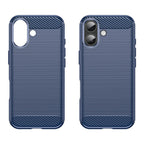 Husă Techsuit Carbon Silicone iPhone 17 – Albastru – imagine 2