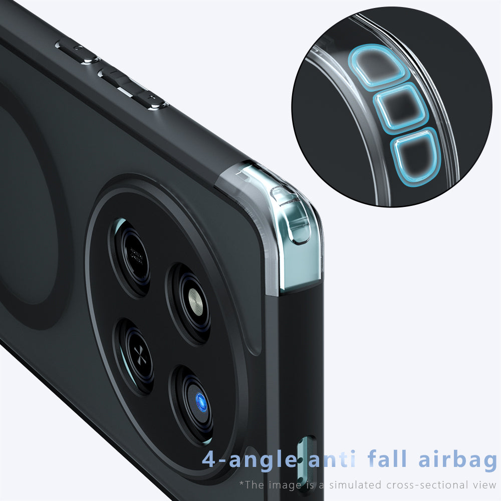 Husă Honor Magic7 Lite / X9c Techsuit PureFrost MagSafe, negru mat – imagine 3