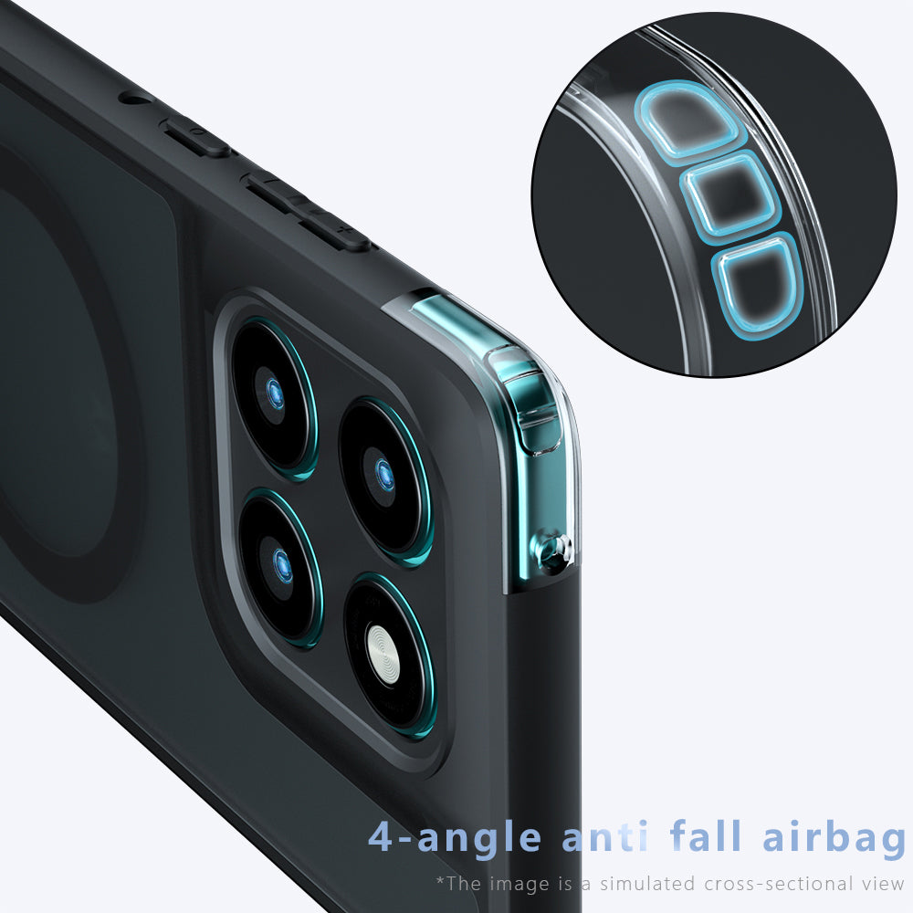 Husă Motorola Edge 60 Pro Techsuit PureFrost MagSafe, negru mat – imagine 3