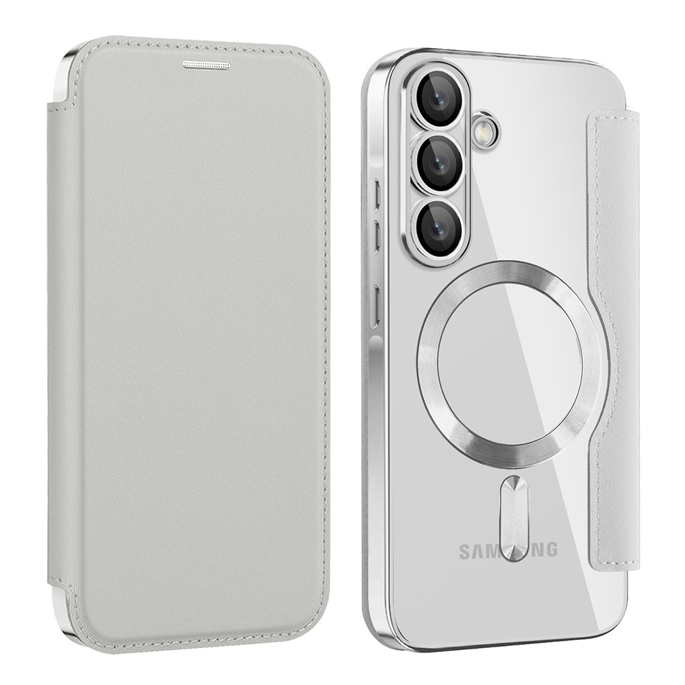 Husă flip Techsuit SmartMag Book Galaxy A26 5G – Gri – imagine 2