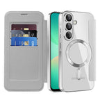 Husă flip Techsuit SmartMag Book Galaxy A26 5G – Gri – imagine 1