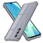 Husă transparentă Techsuit Shockproof Clear Silicone Galaxy A16 – Negru fumuriu – imagine 2