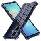Husă transparentă Techsuit Shockproof Clear Silicone Galaxy A06 – Negru fumuriu – imagine 3