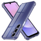 Husă transparentă Techsuit Shockproof Clear Silicone Galaxy A15 – Negru fumuriu – imagine 2