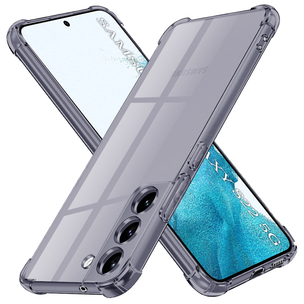 Husă transparentă Techsuit Shockproof Clear Silicone Galaxy S22 – imagine 1