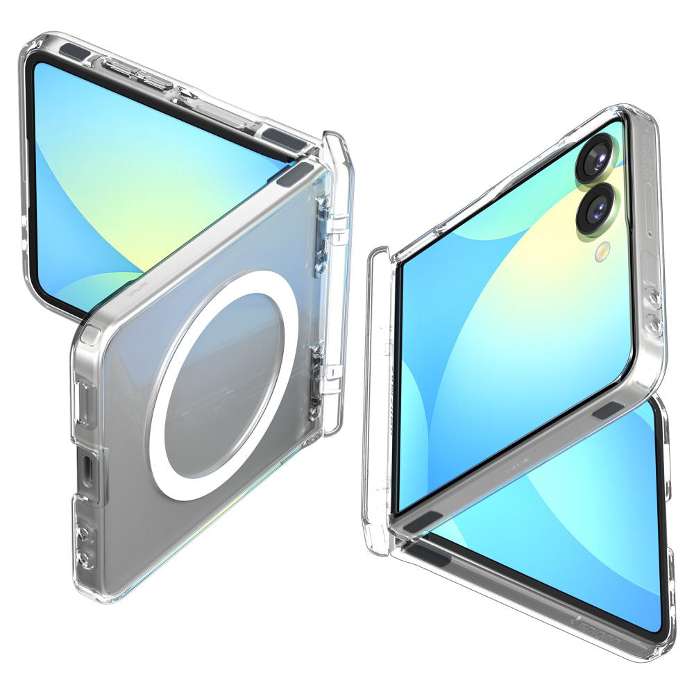 Husă Spigen Ultra Hybrid Pro MagSafe Galaxy Z Flip7 – Transparent – imagine 1