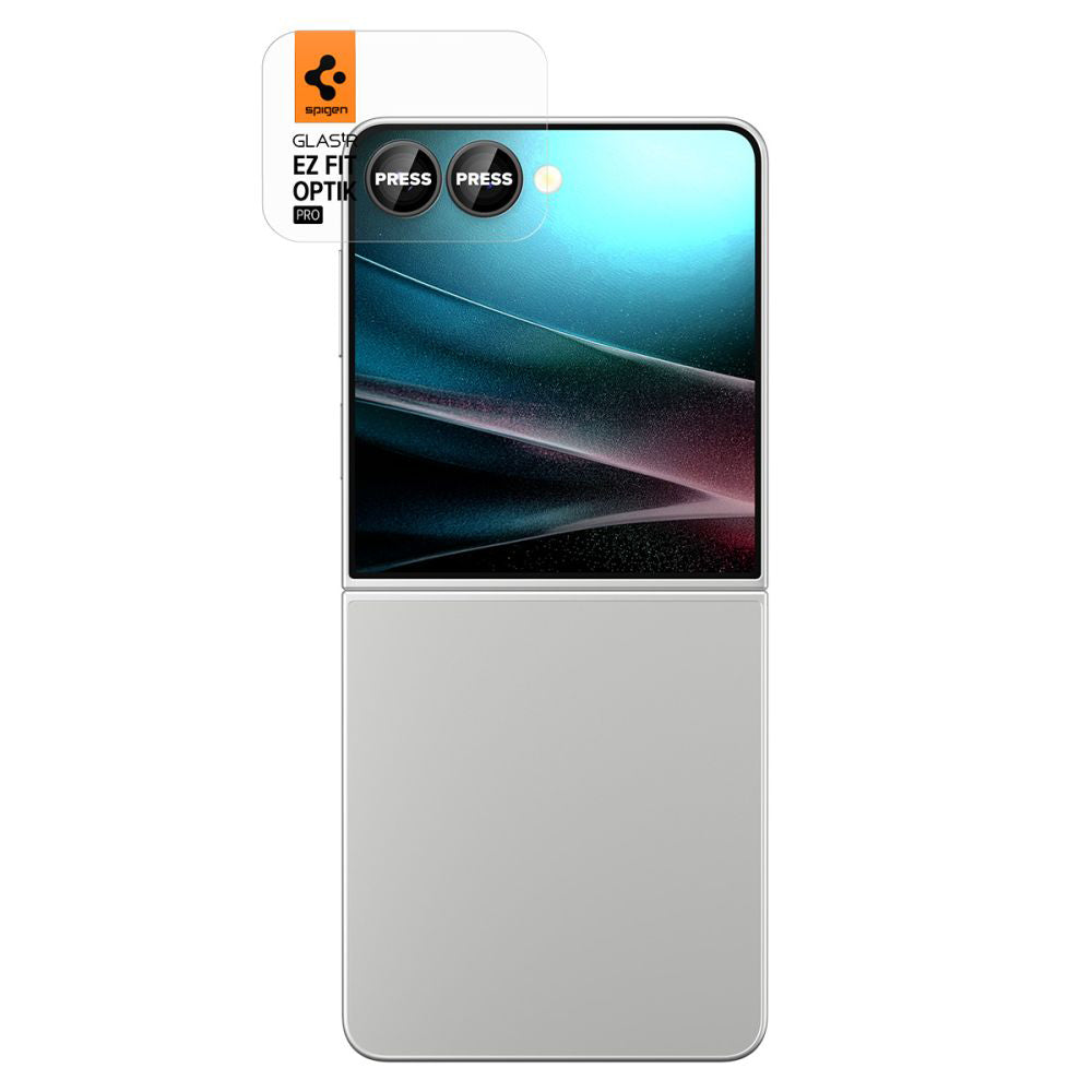 Protecție cameră Spigen Optik.tR EZ Fit Pro HD pentru Samsung Galaxy Z Flip7 / Z Flip8 – imagine 3