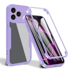 Husă 360 Techsuit ColorVerse cu folie de ecran iPhone 17 Pro Max – Mov – imagine 3