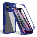 Husă 360 Techsuit ColorVerse cu folie de ecran iPhone 17 Pro Max – Albastru – imagine 1