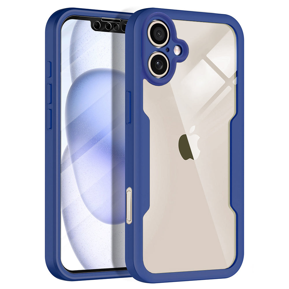 Husă 360 Techsuit ColorVerse cu folie de ecran iPhone 17 – Albastru – imagine 2