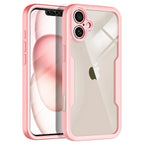 Husă 360 Techsuit ColorVerse cu folie de ecran iPhone 17 – Roz – imagine 1
