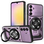 Husă Techsuit RuggedCam MagSafe cu stand Galaxy A25 5G – Mov – imagine 2
