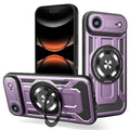 Husă Techsuit RuggedCam MagSafe cu stand iPhone Air – Mov – imagine 1