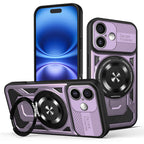 Husă Techsuit RuggedCam MagSafe cu stand iPhone 16 – Mov – imagine 4