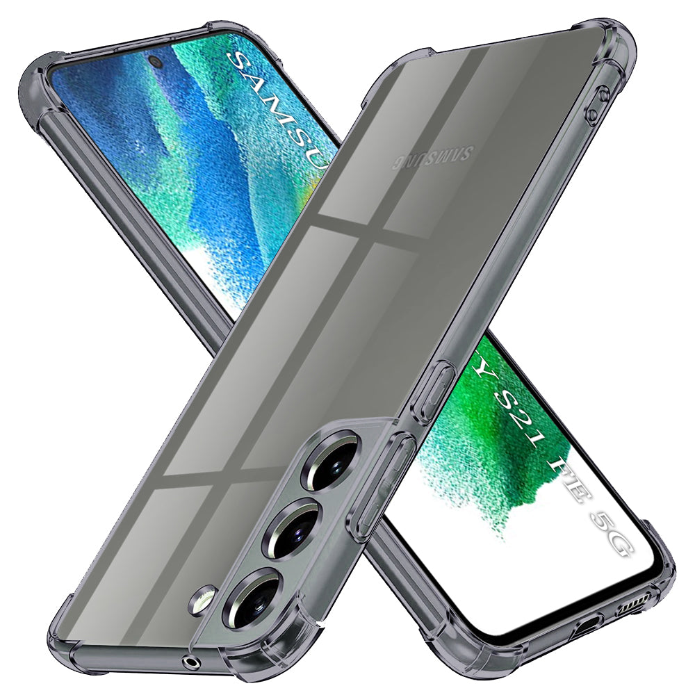 Husă transparentă Techsuit Shockproof Clear Silicone Galaxy S21 FE – imagine 1