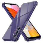 Husă transparentă Techsuit Shockproof Clear Silicone Galaxy A14 – Negru fumuriu – imagine 2