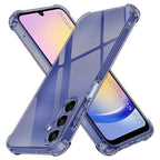 Husă transparentă Techsuit Shockproof Clear Silicone Galaxy A25 5G – Negru fumuriu – imagine 2