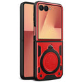 Husă Techsuit CamGuard Pro Galaxy Z Flip7 – Roșu – imagine 1