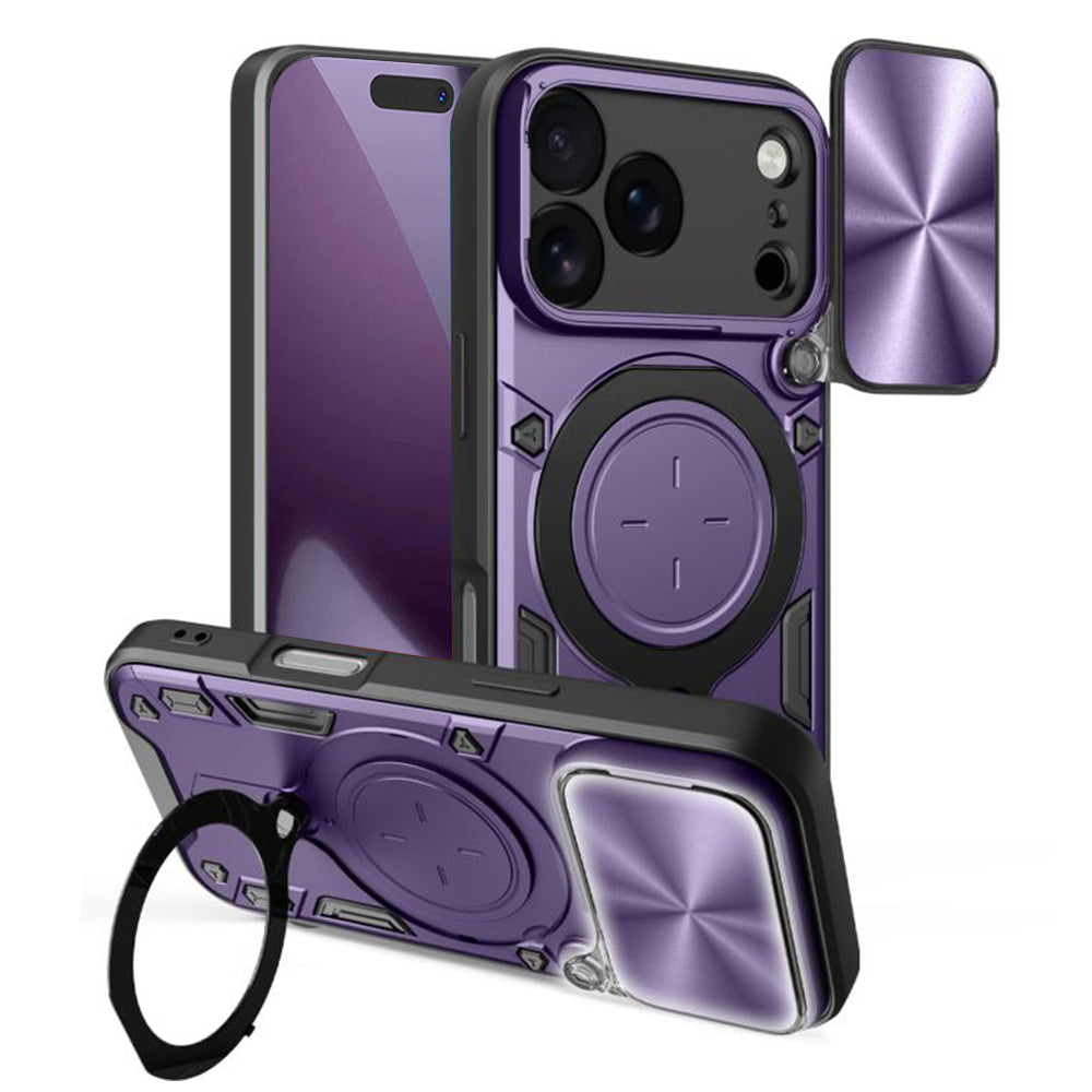 Husă Techsuit CamGuard Pro iPhone 17 Pro – Mov – imagine 6