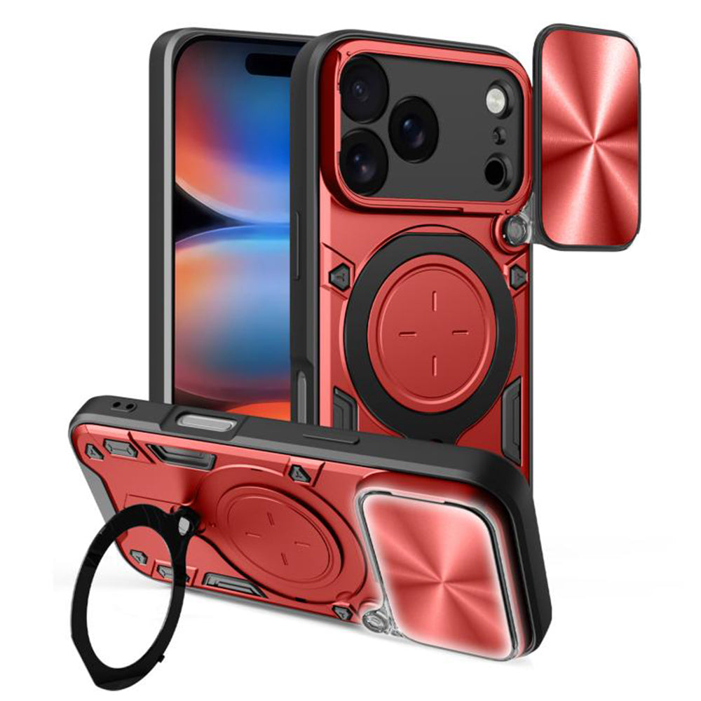 Husă Techsuit CamGuard Pro iPhone 17 Pro Max – Roșu – imagine 2