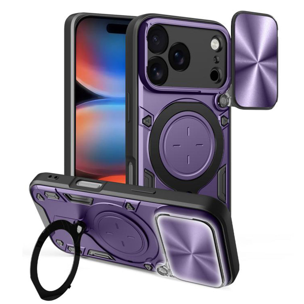 Husă Techsuit CamGuard Pro iPhone 17 Pro Max – Mov – imagine 4