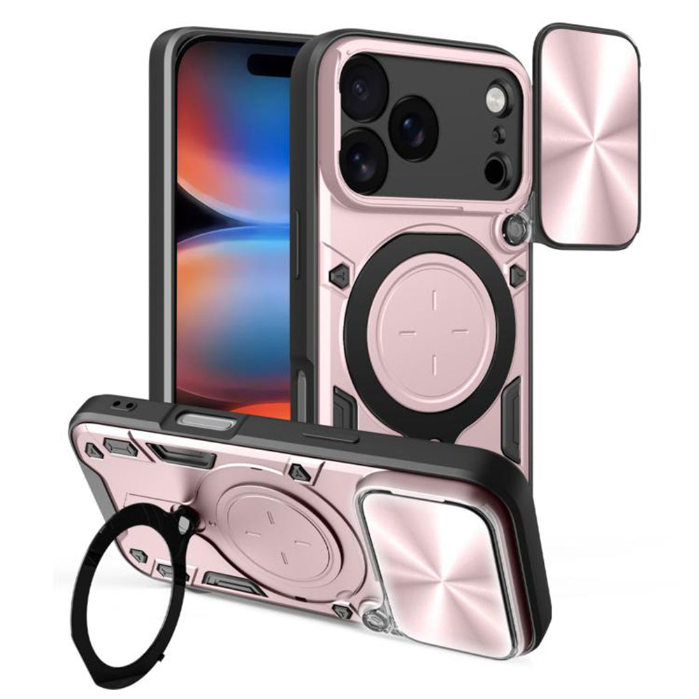Husă Techsuit CamGuard Pro iPhone 17 Pro Max – Auriu roz – imagine 6