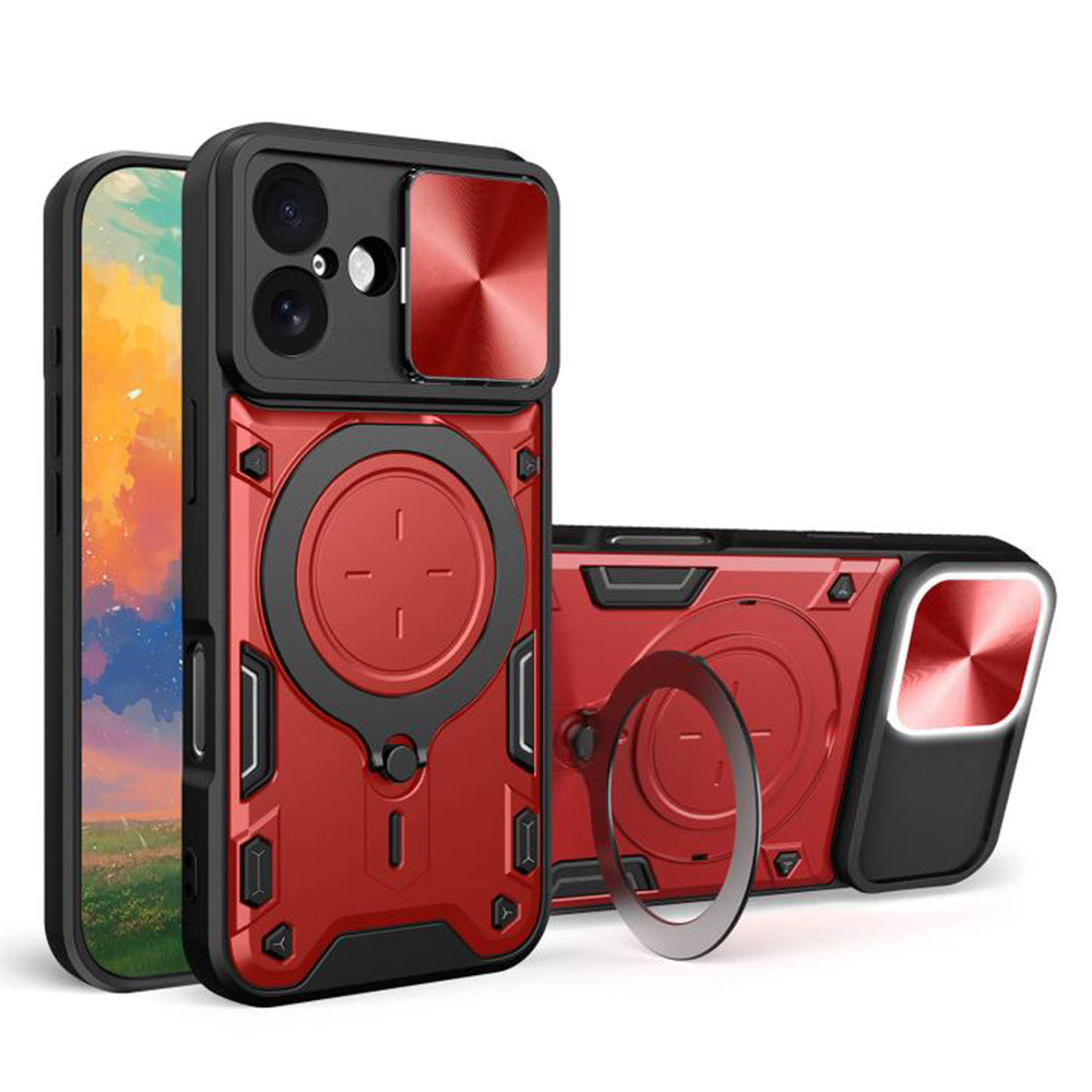 Husă Techsuit CamGuard Pro iPhone 17 – Roșu – imagine 4