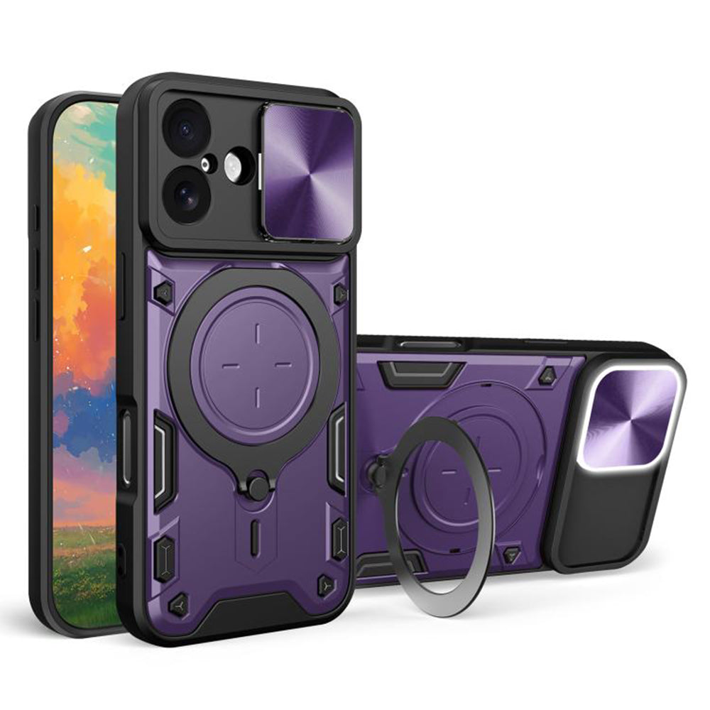 Husă Techsuit CamGuard Pro iPhone 17 – Mov – imagine 2