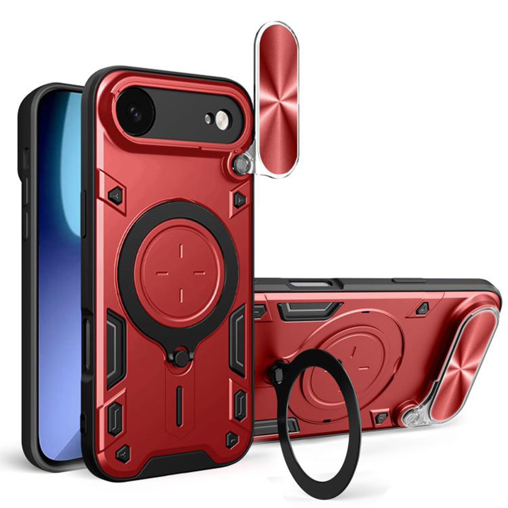 Husă Techsuit CamGuard Pro iPhone Air – Roșu – imagine 4
