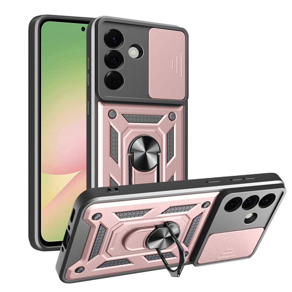 Husă Techsuit CamShield Galaxy A56 5G – Auriu roz – imagine 5