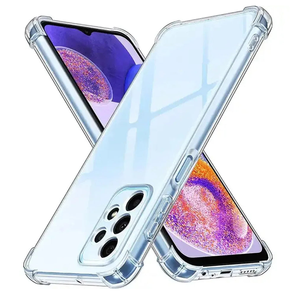 Husă transparentă Techsuit Shockproof Clear Silicone Galaxy A23 – Transparent – imagine 1