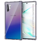 Husă transparentă Techsuit Shockproof Clear Silicone Galaxy Note 10 – Negru fumuriu – imagine 3