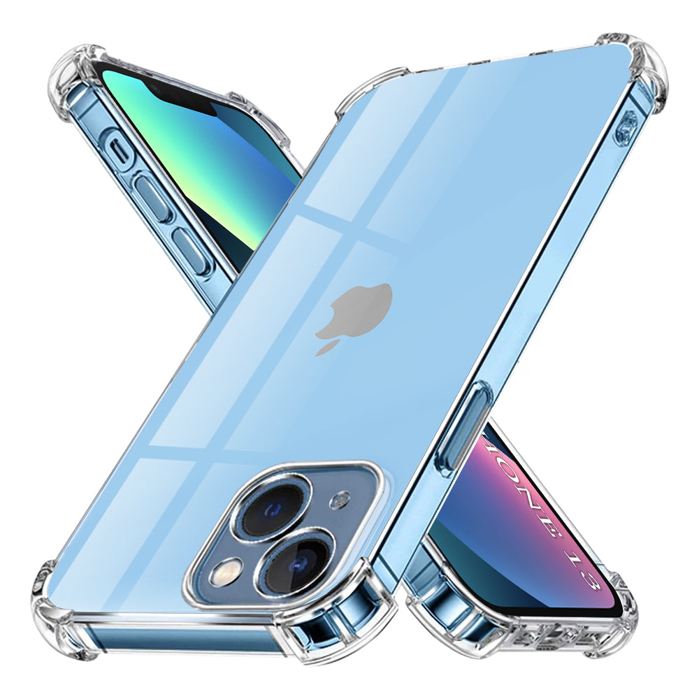 Husă transparentă Techsuit Shockproof Clear Silicone iPhone 13 – imagine 1