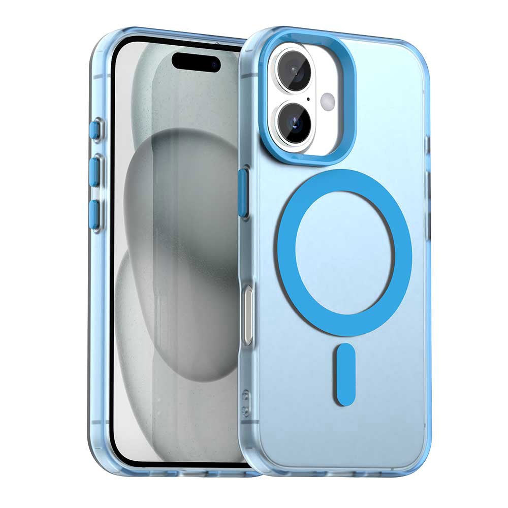 Husă Techsuit CandyCase MagSafe iPhone 17 – Albastru – imagine 2