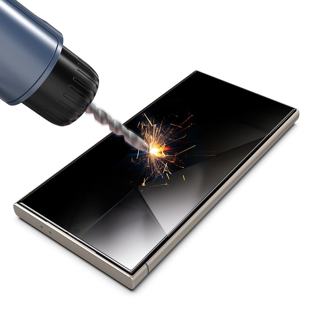 Folie sticlă Techsuit CrystalHD Galaxy S24 Ultra, amprentă, 2 buc. – Privacy (anti-spion) – imagine 7