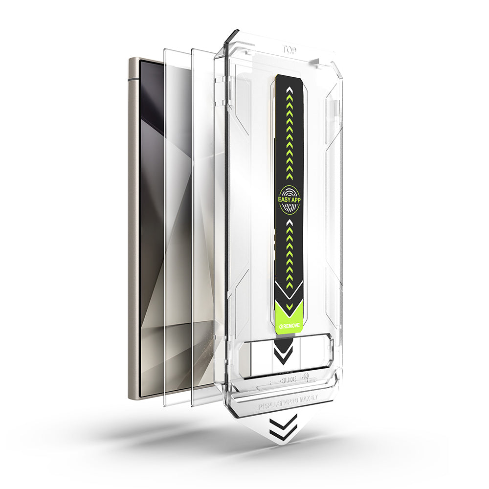 Folie sticlă Techsuit CrystalHD Galaxy S24 Ultra, amprentă, 2 buc. – Clasică – imagine 1