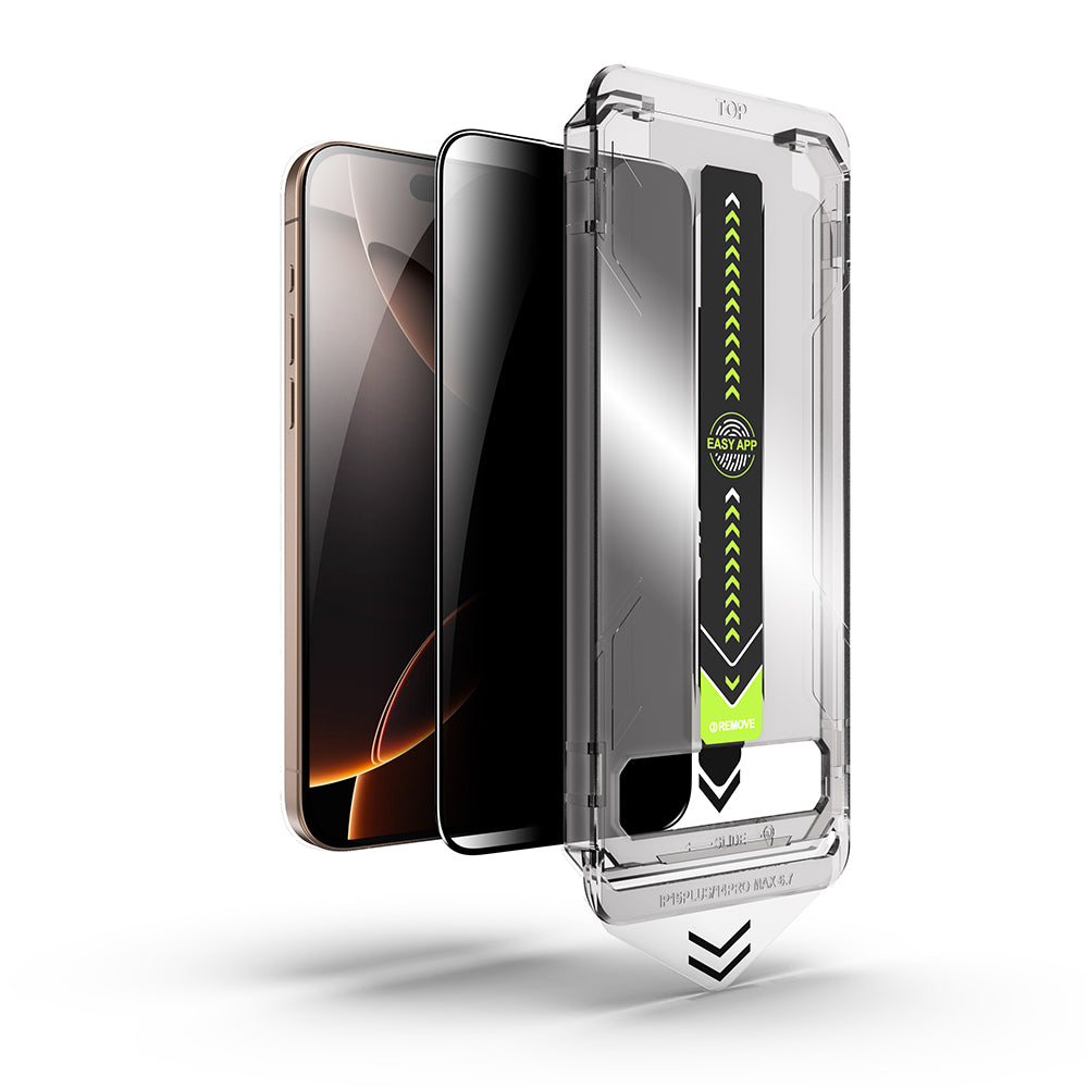 Folie sticlă Techsuit TitanGlass iPhone XR / 11, 9H – Privacy (anti-spion) – imagine 7